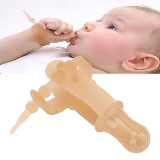 Thumb Guard Infants Thumb Sucking Stop Baby Thumb Sucking Stop Adjustable Thumb Guard Soft Silicone Thumb Sucking Treatment